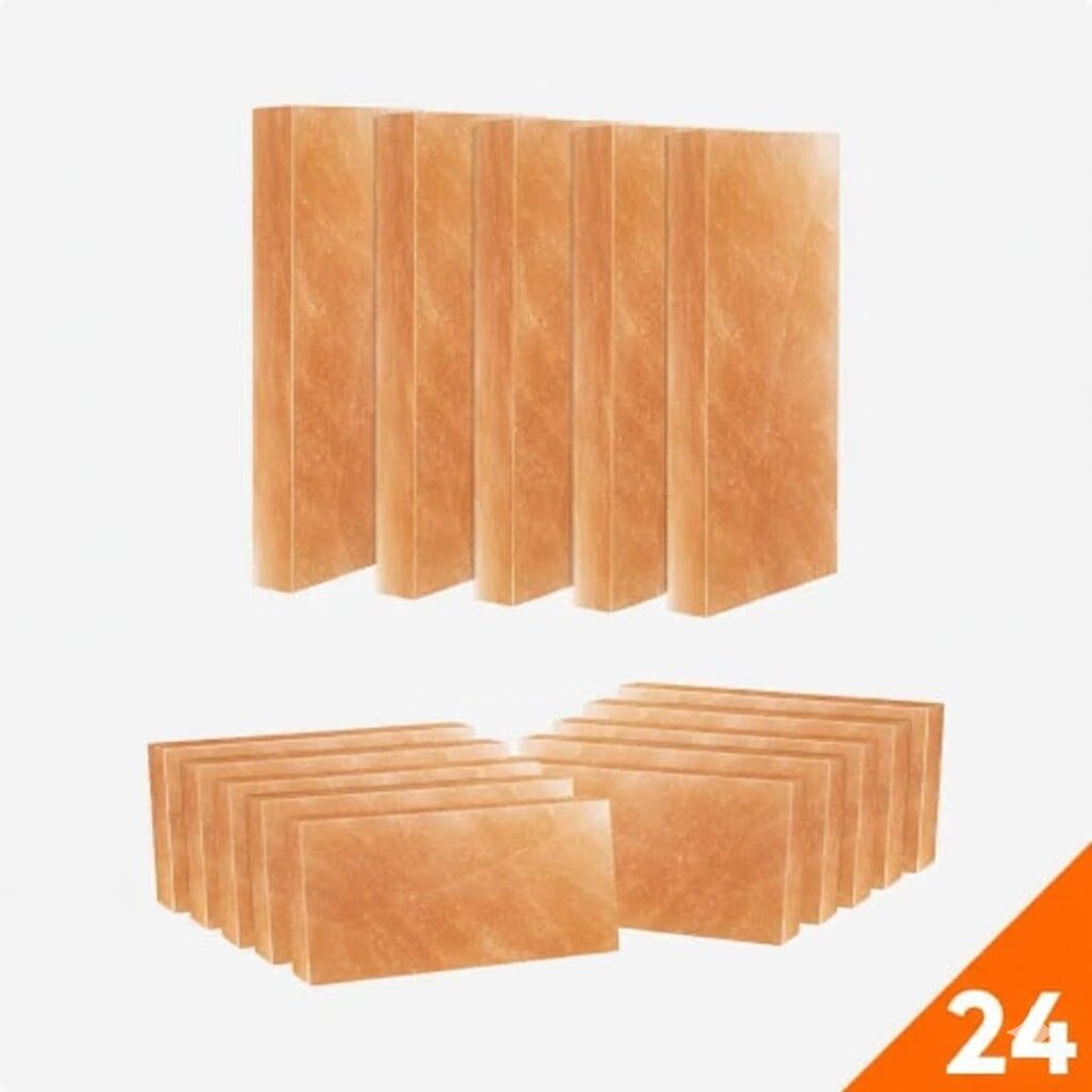 Himalayan salt tiles Pack of 24 Himalayan salt tiles for spa walls, sauna, and wellness interior design use