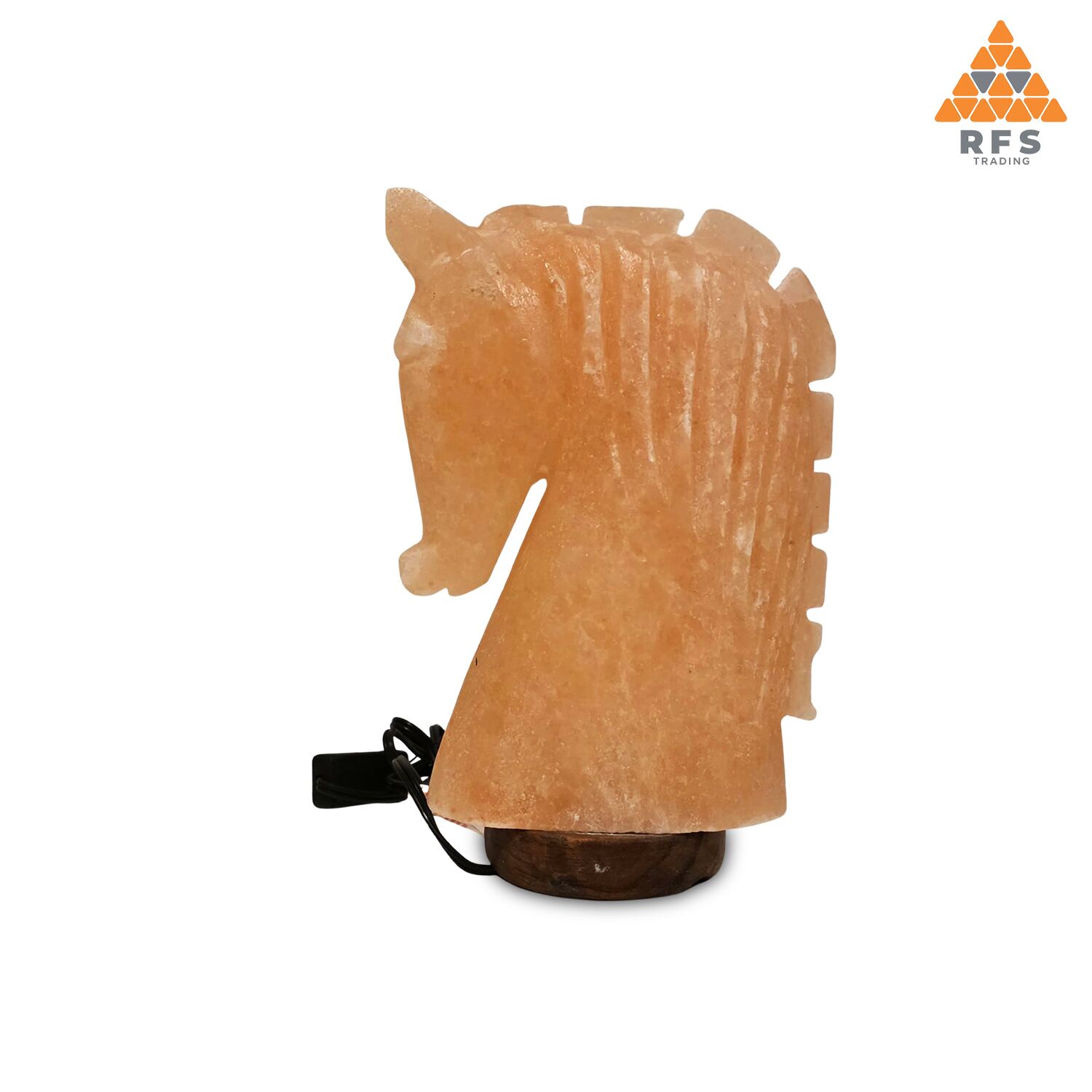 Horse Lamp Horse salt lamp made from natural Himalayan pink salt for warm ambient home decor lighting